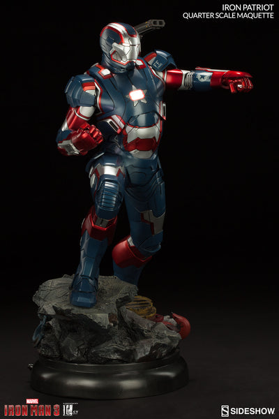 Sideshow Collectibles MARVEL Maquette Statue - Iron Patriot - Simply Toys