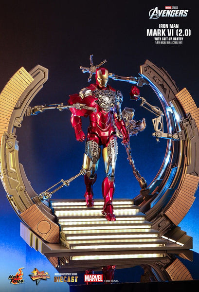 [PRE-ORDER] Hot Toys - MMS688D53 Marvel 1/6th Scale Collectible Set - The Avengers: Iron Man Mark VI (2.0) with Suit-Up Gantry