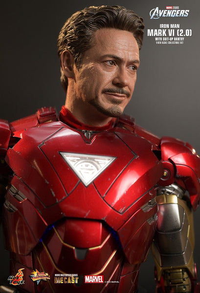 [PRE-ORDER] Hot Toys - MMS688D53 Marvel 1/6th Scale Collectible Set - The Avengers: Iron Man Mark VI (2.0) with Suit-Up Gantry