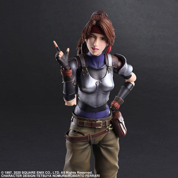Square Enix - Final Fantasy Play Arts Kai - FFVII Remake: Jessie, Cloud & Motorcycle Set