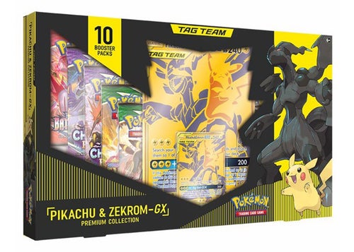 Pokémon Company International - Pokémon TCG Box Set - Pikachu & Zekrom-GX Tag Team Premium Collection