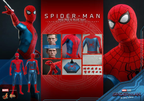 [PRE-ORDER] Hot Toys - MMS679 Marvel 1/6th Scale Collectible Figure - Spider-Man: No Way Home: Spider-Man (New Red and Blue Suit)