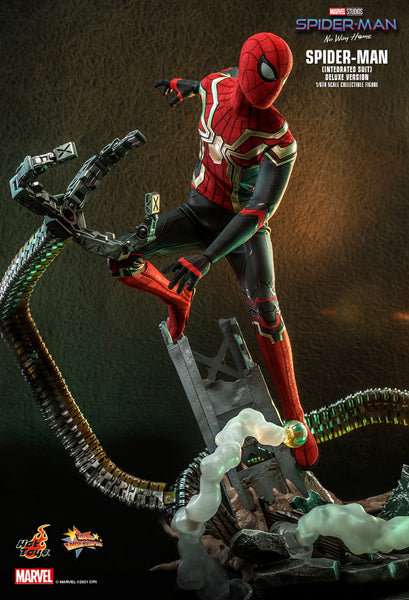 Hot Toys - MMS624 Marvel 1/6th Scale Collectible Figure - Spider-Man: No Way Home - Spider-Man (Integrated Suit) [Deluxe Version]