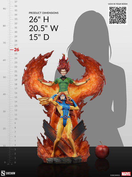 Sideshow Collectibles - Marvel Maquette - Phoenix and Jean Grey