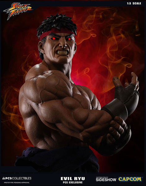 Pop Culture Shock Street Fighter 1/3 Scale Statue - Evil Ryu - Simply Toys