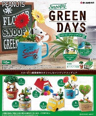 Re-Ment Peanuts - Snoopy Green Days (Set of 6) - Simply Toys