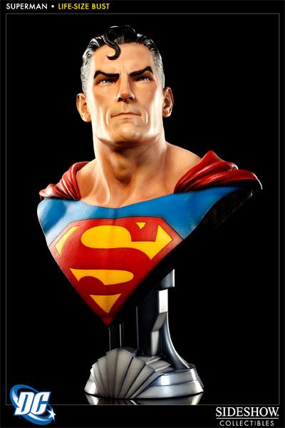 Sideshow Collectibles DC Comics Life-Size Bust - Superman (Limited Edition 1500 pieces) - Simply Toys